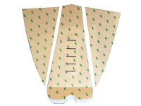 Surfganic Premium Eco Surfboard Foot Grip Tail Traction Pad grey three-piece
